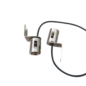 Douille BA15S à baïonnette avec capuchons de lampe sur pied pour <span class=keywords><strong>ampoule</strong></span> automatique en fer élégant AWG #20*15cm Base de lampe - Product Image 2