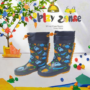 Botas de Lluvia de Goma Midi de Alta Calidad al por Mayor, Impermeables, Personalizadas, Unisex, para Niños, para las Temporadas de Primavera y Otoño - Product Image 2