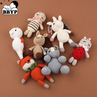 Poupées d'animaux tricotées à la main, animaux en peluche au crochet, mascotte personnalisée, cadeau personnalisé, décoration de la maison