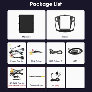 9.7 "Android 12 đài phát thanh cho FORD FOCUS 3 MK 3 2011-2017 đa phương tiện <span class=keywords><strong>Player</strong></span> 2DIN GPS navigation Carplay Auto Stereo - Product Image 6