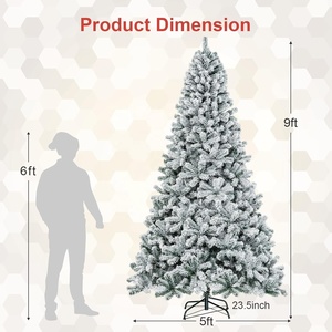 <strong>Christmas</strong> 2024 Unique Products 9 FT <strong>Large</strong> White <strong>Christmas</strong> <strong>Tree</strong> for Xmas Party Decor - Product Image 2