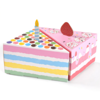 Emballage de gâteau personnalisé, boîte à pâtisserie, boîte à dessert, boîte de luxe pour cadeaux de mariage, emballage pour chocolat, bonbons, gâteaux sucrés