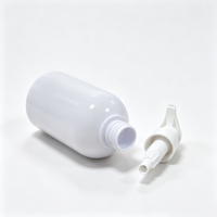 Vente en gros de flacons pompe vides en PET blanc de 330 ml pour le lavage des cheveux et du corps, flacon d'emballage cosmétique en PET