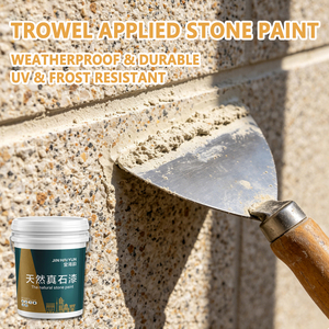 Exterior Wall Stone Paint Waterproof Anti-Fading Granite Marble Texture Coating UV Frost Resistant House Spray