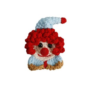 Broche en coton tricotée à la main au crochet, motif Art Déco, nature morte, décoration d'intérieur exquise, anniversaire, formes irrégulières - Product Image 5