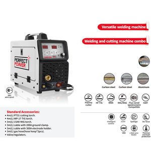 Máquina de Soldar 5 en 1 Multifuncional, <span class=keywords><strong>Soldadora</strong></span> <span class=keywords><strong>MIG</strong></span> Portátil, <span class=keywords><strong>Soldadora</strong></span> de Arco Inverter, <span class=keywords><strong>Soldadora</strong></span> <span class=keywords><strong>MIG</strong></span> TIG CUT MMA sin Gas, <span class=keywords><strong>200</strong></span> Amperios - Product Image 5