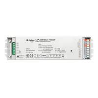 Controlador de Iluminación Inteligente Zigbee de 24V 4CH, 100W CV RGBW, Compatible con el Sistema Tuya Zigbee