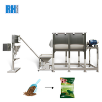Mélangeur à ruban en acier inoxydable pour détergent et poudre alimentaire, capacité 1000L, machine de mélange horizontale automatique 220V/380V