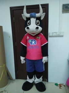 Nuevo disfraz de Mascota de toro marrón personalizado con traje deportivo - Product Image 3
