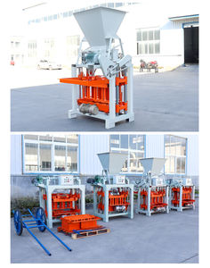 ईंट बनाने की मशीन कंक्रीट ब्लॉक मशीन 380v/220v/v विभिन्न ईंट मोल्ड यांत्रिक पैलेटिज़र ईंट मशीन - Product Image 5