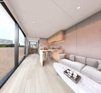 Maison préfabriquée modulaire mobile, mini-maison, cabine spatiale, capsule habitable, maison en acier et verre, conteneur habitable, bâtiment pour usage de bureau