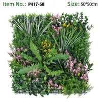 Panneau de haie verticale en plantes tropicales artificielles personnalisées OEM pour la décoration intérieure et extérieure, jardin, hôtel, toile de fond de mariage