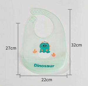 Baberos de Silicona para Bebé Personalizables al por Mayor, Cómodos, Suaves, Fáciles de Ajustar, Cierre de Botón, Impermeables, Libres de BPA, con Estampados - Product Image 1