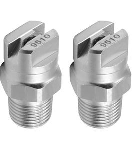 1/8 "1/4" Edelstahl-Flachlüfter-<span class=keywords><strong>V</strong></span>-Strahl düse mit 15-110-Grad-Sprühwinkel - Product Image 3