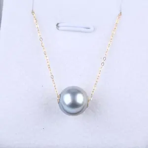 9-10mm Size Akoya pearl 18k gold jewelry necklace