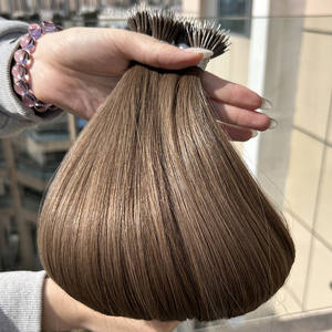 金发纳米头发延伸尖端处女天然头发供应商生角质层纳米环天然人类头发延伸 - Product Image 2