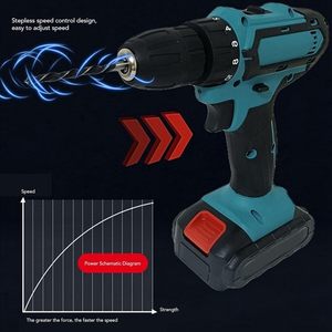 <span class=keywords><strong>สว่าน</strong></span>ไฟฟ้าสว่านไฟฟ้าน้ำหนักเบา3/8in แบบไม่ใช้กุญแจ<span class=keywords><strong>สว่าน</strong></span>แรงบิดขนาดใหญ่36V แบตเตอรี่ลิเธียมไอออนไร้<span class=keywords><strong>สาย</strong></span> - Product Image 2