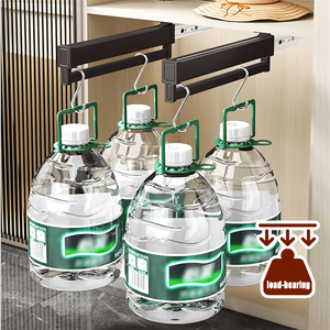 HNOSS Glissière télescopique pour vêtements, cintre pour pantalons, quincaillerie, garde-robe, penderie, <span class=keywords><strong>porte</strong></span>-<span class=keywords><strong>pantalon</strong></span> en fer - Product Image 6