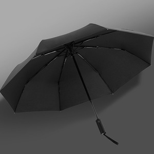 23 Inches 8K Custom Printing Business Travel Auto Open Sun Rain Business 190T Pongee Fabric Waterproof 3 Folding <b>Umbrella</b> - Product Image 3