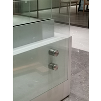 Support de garde-corps en verre sans cadre pour balcon et escalier, boulons de fixation en acier inoxydable 304/316, balustrade de terrasse au design moderne