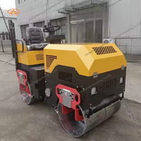 5-20 tonnes diesel asphalte rouleau de route Double tambour compacteur hydraulique vibrant Tandem