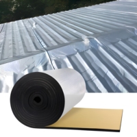 Film d'isolation réfléchissant multicouche anti-âge en aluminium laminé résistant aux UV pour toitures