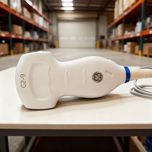 C2-9-D untuk <span class=keywords><strong>GE</strong></span> <span class=keywords><strong>Logiq</strong></span> E9_<span class=keywords><strong>Logiq</strong></span> S8_Vivid E95_Vivid E9 Sensor Transduser Ultrasonik Array Cembung Kompatibel Baru Probe Ultrasound - Product Image 3