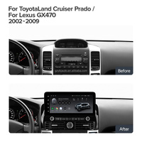 Accessoires automobiles YBJ Fj120, unité principale Android 12,3 pouces, lecteur radio GPS, écran LCD 2003-2009, CarPlay, tableau de bord Android Lc120