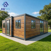 Casa Contenedor Expandible de 40 Pies/20 Pies, Lista para Canadá, CSA C22 2, 2 Dormitorios, Lujosa, Moderna, Apilable, Personalizable, Tipo Bungalow