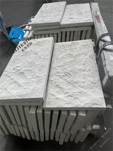 Grande dalle élégante en calcaire crème <span class=keywords><strong>du</strong></span> <span class=keywords><strong>Portugal</strong></span> avec un ton beige subtil pour les panneaux muraux de hall modernes et la conception d'un <span class=keywords><strong>comptoir</strong></span> de réception - Product Image 2