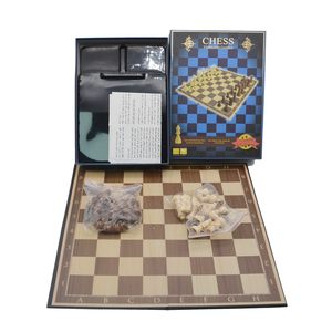 OEM مصنع المغناطيسي مجموعات لعبة الشطرنج السفر المحمولة قابلة للطي مجلس الشطرنج مع قطعة الشطرنج للعب اللعبة - Product Image 1