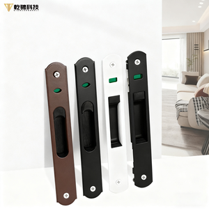 Serrure moderne pour fenêtre coulissante en alliage d'aluminium Loquet de sécurité facile Porte-patio Fenêtres en verre Portes de balcon Vis antirouille 2 ans - Product Image 5