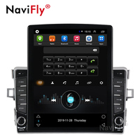 Lecteur vidéo de voiture Navifly Android 9 avec écran Tesla Android 9 1+16g pour Toyota Verso EZ 07-16, navigation GPS de voiture, écran IPS DSP 2.5D