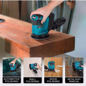 Outils de travail du bois, machine à polir le bois, ponceuse électrique sans fil au lithium portable - Product Image 2