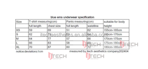 Vêtements d'électrostimulation Bodytec Miha à <span class=keywords><strong>prix</strong></span> abordable, sous-vêtements EMS personnalisables avec logo sur demande - Product Image 3