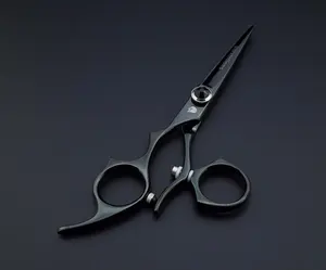 5.5 "swivel linkshänder schere friseur barber schere linkshänder haar schneiden scheren rotary haarschnitt scheren