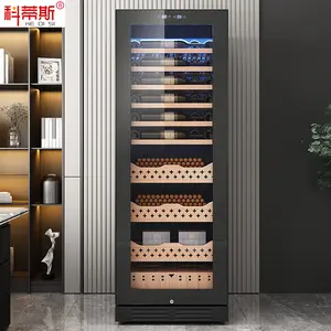 245L suhu konstan dan kelembaban humidor kabinet Humidor cerutu pendingin rumah kulkas kayu cerutu kabinet pendingin anggur