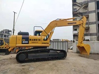 Prix compétitif : Excavatrice hydraulique Komatsu 300 d'occasion à vendre, avec moteur Isuzu et pompe Kawasaki
