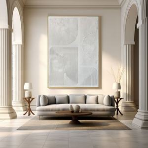 Art mural 3D, peinture abstraite moderne, artisanale, pour la décoration d'hôtels haut de gamme, de studios et d'appartements - Product Image 4