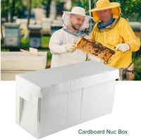 imkereibedarf 5 rahmen nuc box königin biene mini-paarkern bienenstock pappe bienenkasten für 5 rahmen nuc box