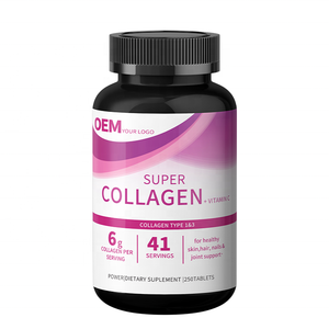 Comprimés de Super Collagène, Vitamine C et Biotine en Gros pour la Santé des Cheveux et des Ongles, Complément Herbal pour Adultes, 60 Comprimés par Flacon, Lot de 2 - Product Image 5