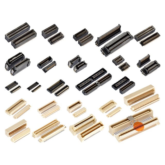 Board to Board Connector with Single Slot and Double Slot 0.8pitch,DDK H3.0/H4.0 Male to Female PCB Board  Mezzanine Connectors