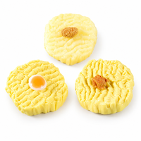 Jouet Squishy en forme de bloc de nouilles instantanées à remontée lente, Fidget en forme de brique de ramen souple, Jouet sensoriel anti-stress à presser, Décoration de bureau et cadeau de fête