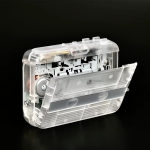 Lecteur de cassettes BT transparent avec radio FM, fonction d'inversion automatique, alimenté par piles AA, pour la maison, l'école et les voyages, lecteur de cassettes rétro - Product Image 6