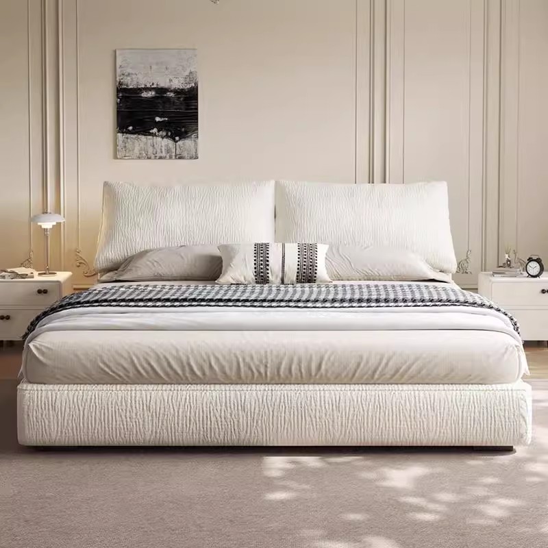 Modern King Size Upholstered Storage Bed – Fabric Soft Bed Frame with Gas Lift Storage for Contemporary Bedroom Furniture - View 3