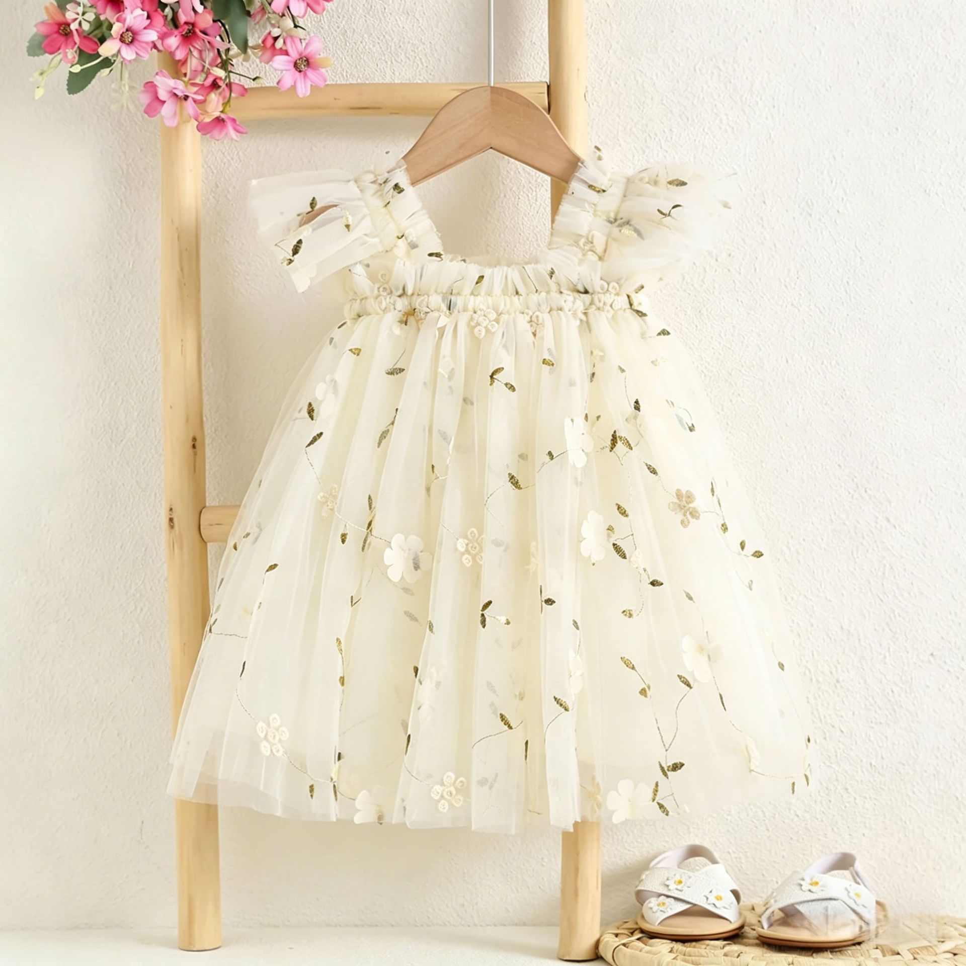 Petite fleur beige
