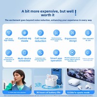 Auriculares Bluetooth Baseus M2 Usados con Reducción Activa de Ruido, Diseño Intrauditivo Inalámbrico