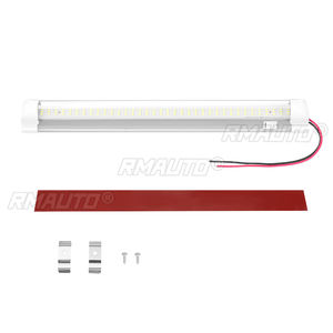 Kit de 4 ou 2 bandes lumineuses LED intérieures à 108 LED avec interrupteur marche/arrêt pour voiture, fourgonnette, caravane, bateau, camion, remorque, camping extérieur et maison - Product Image 4
