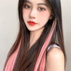 Capelli della sorella lisci punta rosa parrucchino morbido indiano e russo capelli umani trama indiana e russa tipo di capelli - Product Image 1