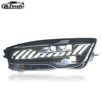 Conjunto de Faros LED Estilo RS7 Actualizados para Audi A7 2011-2018, DRL con Señal de Giro Secuencial